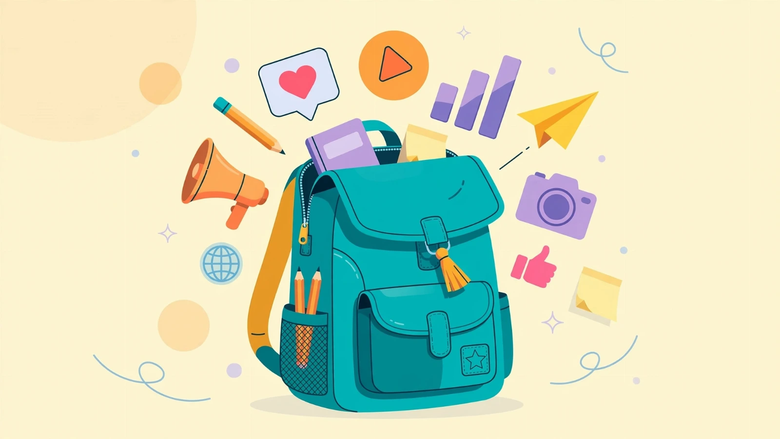 Ilustrasi artikel Back to School 2026, Strategi Konten Sosial Media yang Relevan