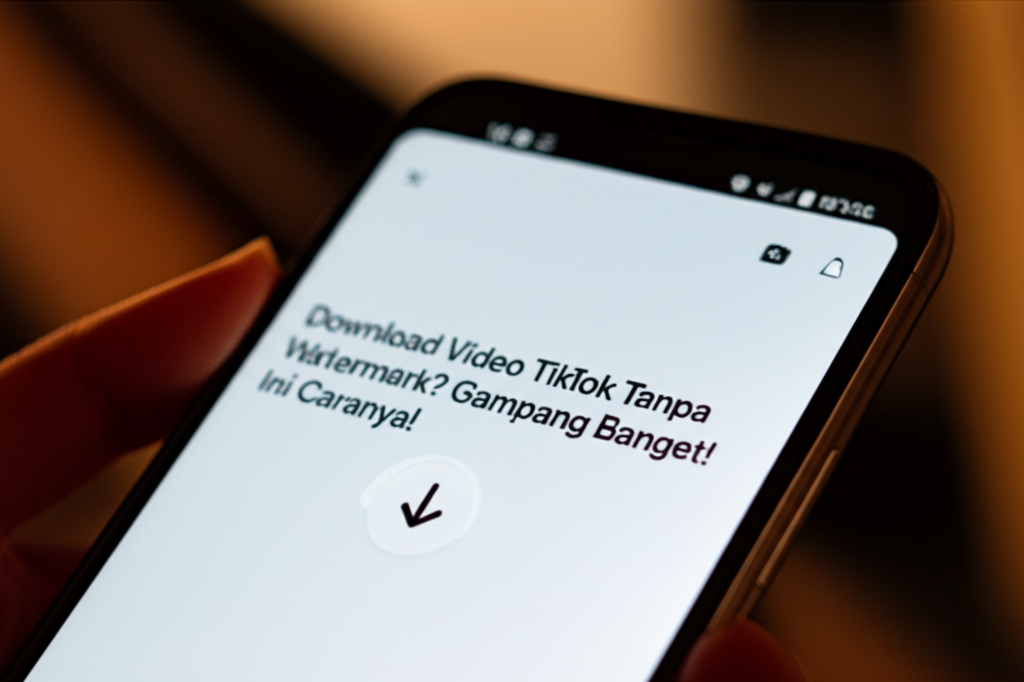 Download Video TikTok Tanpa Watermark? Gampang Banget! Ini Caranya!
