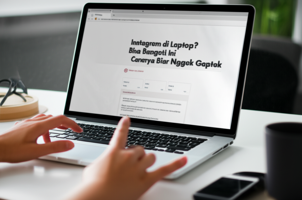 Instagram di Laptop? Bisa Banget! Ini Caranya Biar Nggak Gaptek