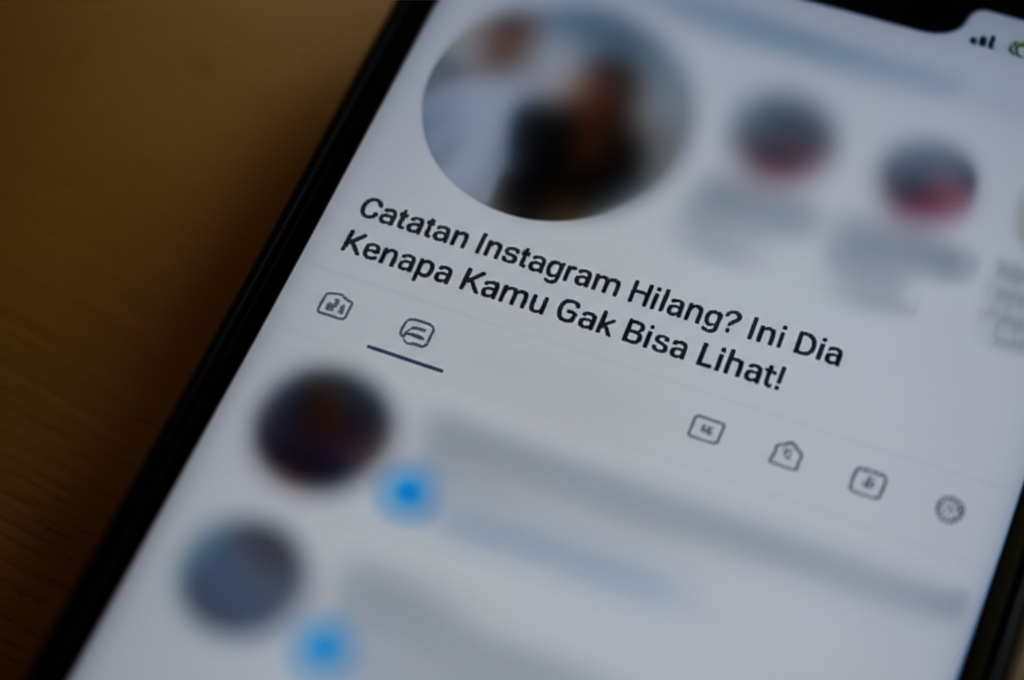 Catatan Instagram Hilang? Ini Dia Kenapa Kamu Gak Bisa Lihat!