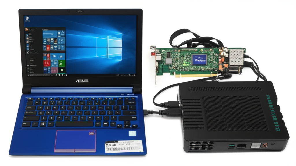 Sulap Laptop Kentang Jadi Gaming? Eksperimen eGPU di ASUS X200CA Celeron!