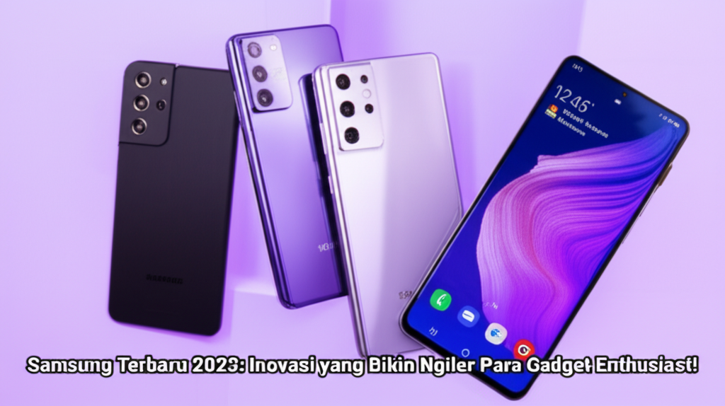 Samsung Terbaru 2023: Inovasi yang Bikin Ngiler Para Gadget Enthusiast!