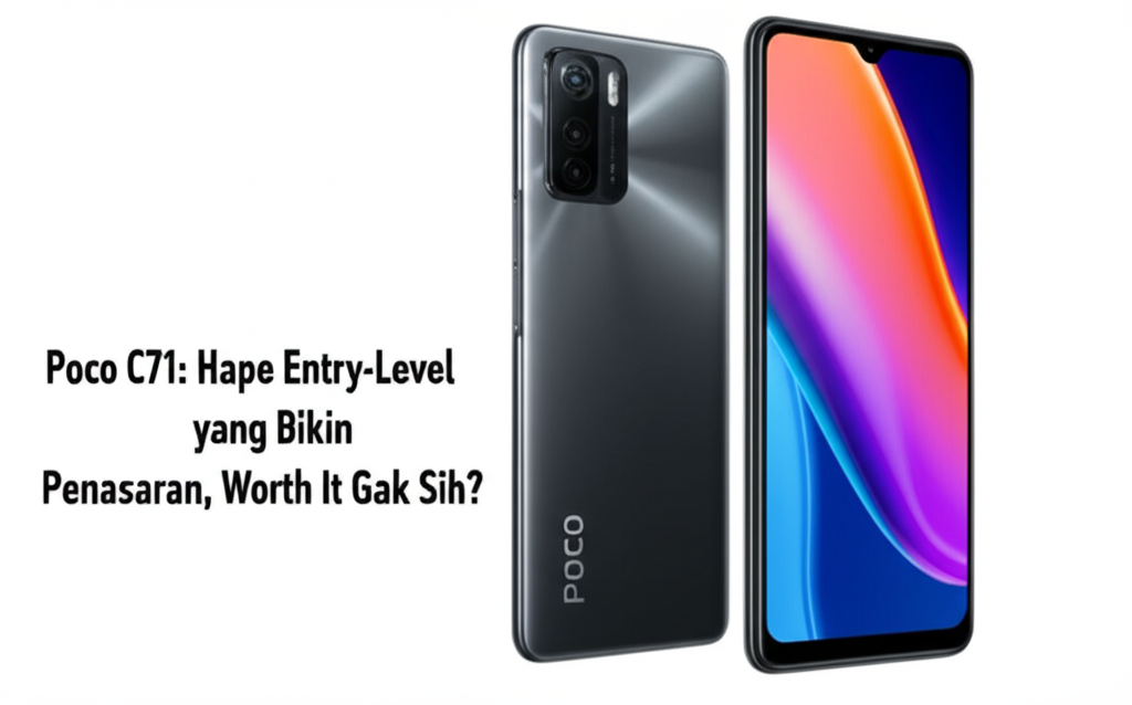 Poco C71: Hape Entry-Level yang Bikin Penasaran, Worth It Gak Sih?