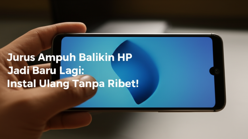 Jurus Ampuh Balikin HP Jadi Baru Lagi: Instal Ulang Tanpa Ribet!