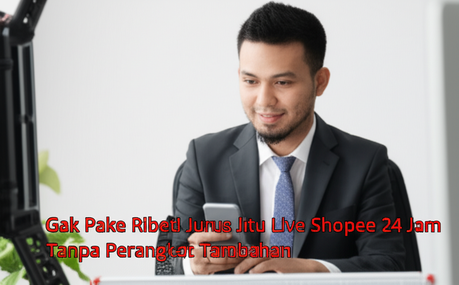 Gak Pake Ribet! Jurus Jitu Live Shopee 24 Jam Tanpa Perangkat Tambahan
