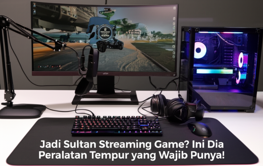 Jadi Sultan Streaming Game? Ini Dia Peralatan Tempur yang Wajib Punya!