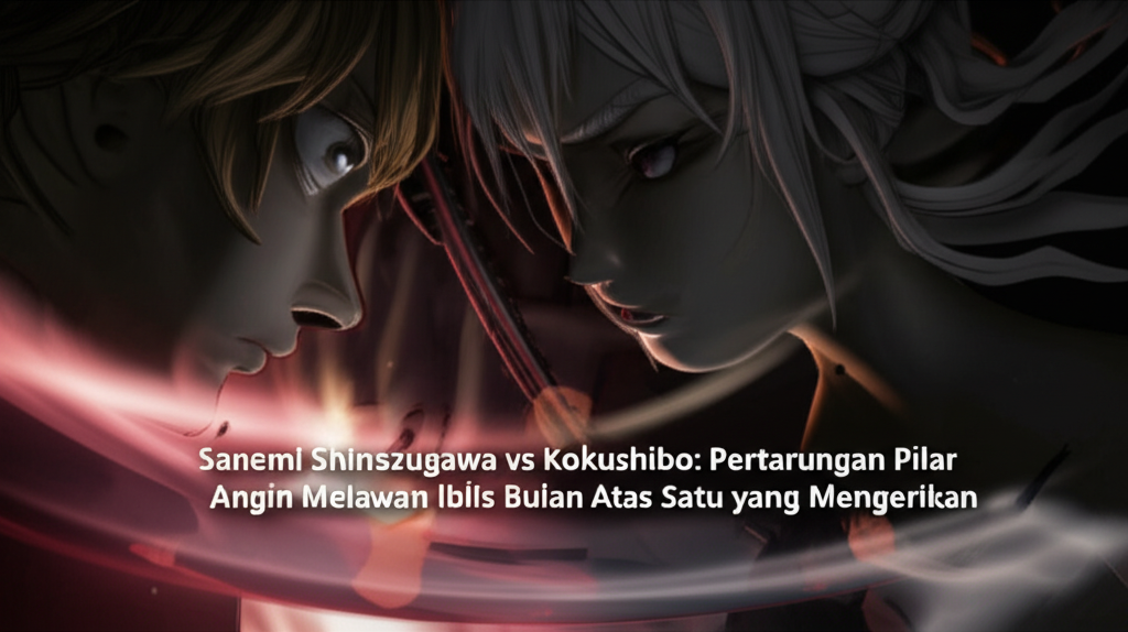 Sanemi Shinazugawa vs Kokushibo: Pertarungan Pilar Angin Melawan Iblis Bulan Atas Satu yang Mengerikan