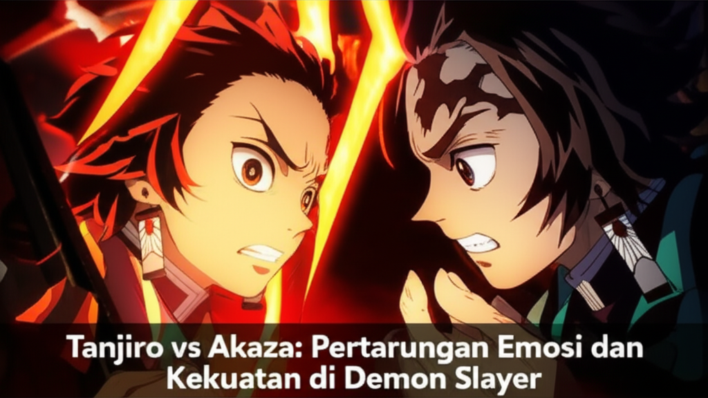 Tanjiro vs Akaza: Pertarungan Emosi dan Kekuatan di Demon Slayer