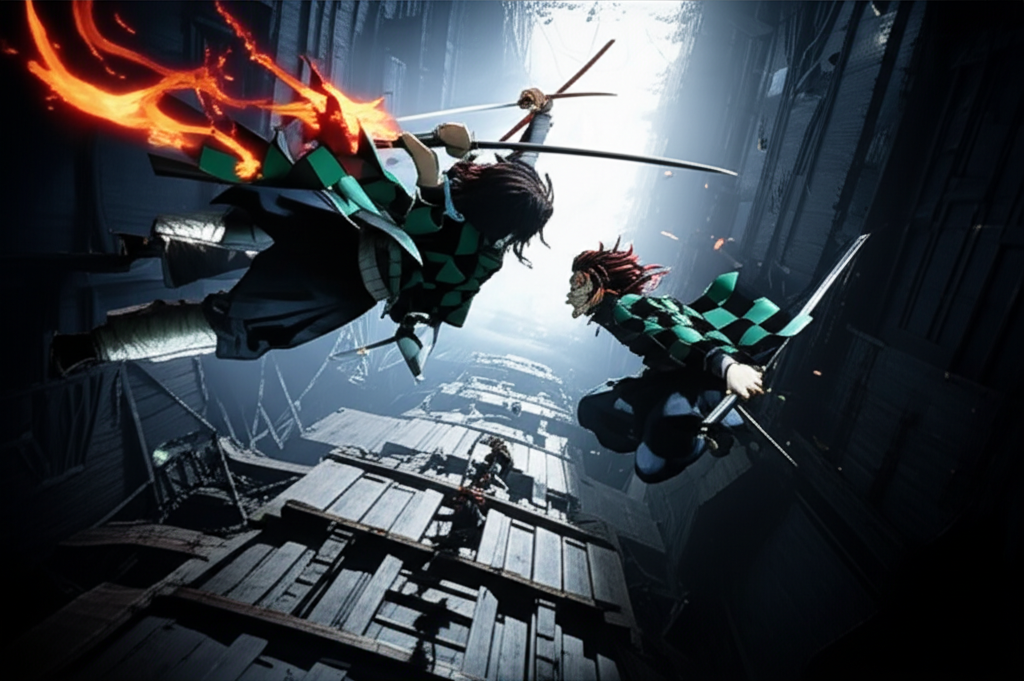 Demon Slayer Arc Benteng Tak Terhingga: Pertempuran Puncak yang Mendebarkan!